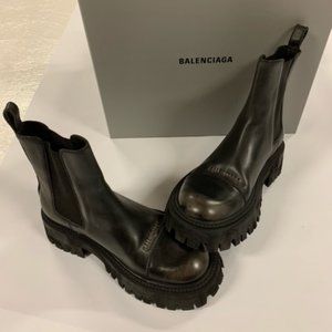 Brand New Balenciaga Tractor 20mm Chelsea Boots